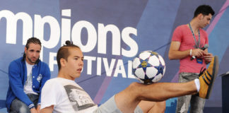 World Freestyle Football Championship London at the UEFA Champions Festival