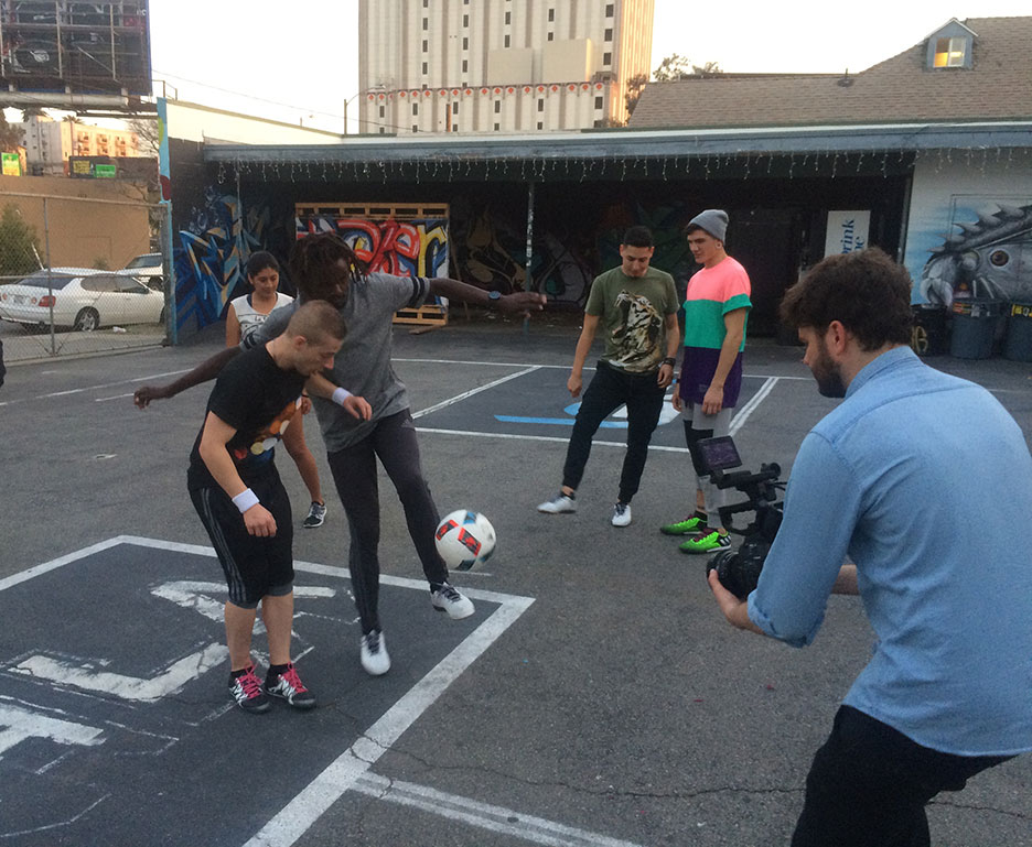 Behind the Scenes of Adidas’ “Boss the Circle” Commercial