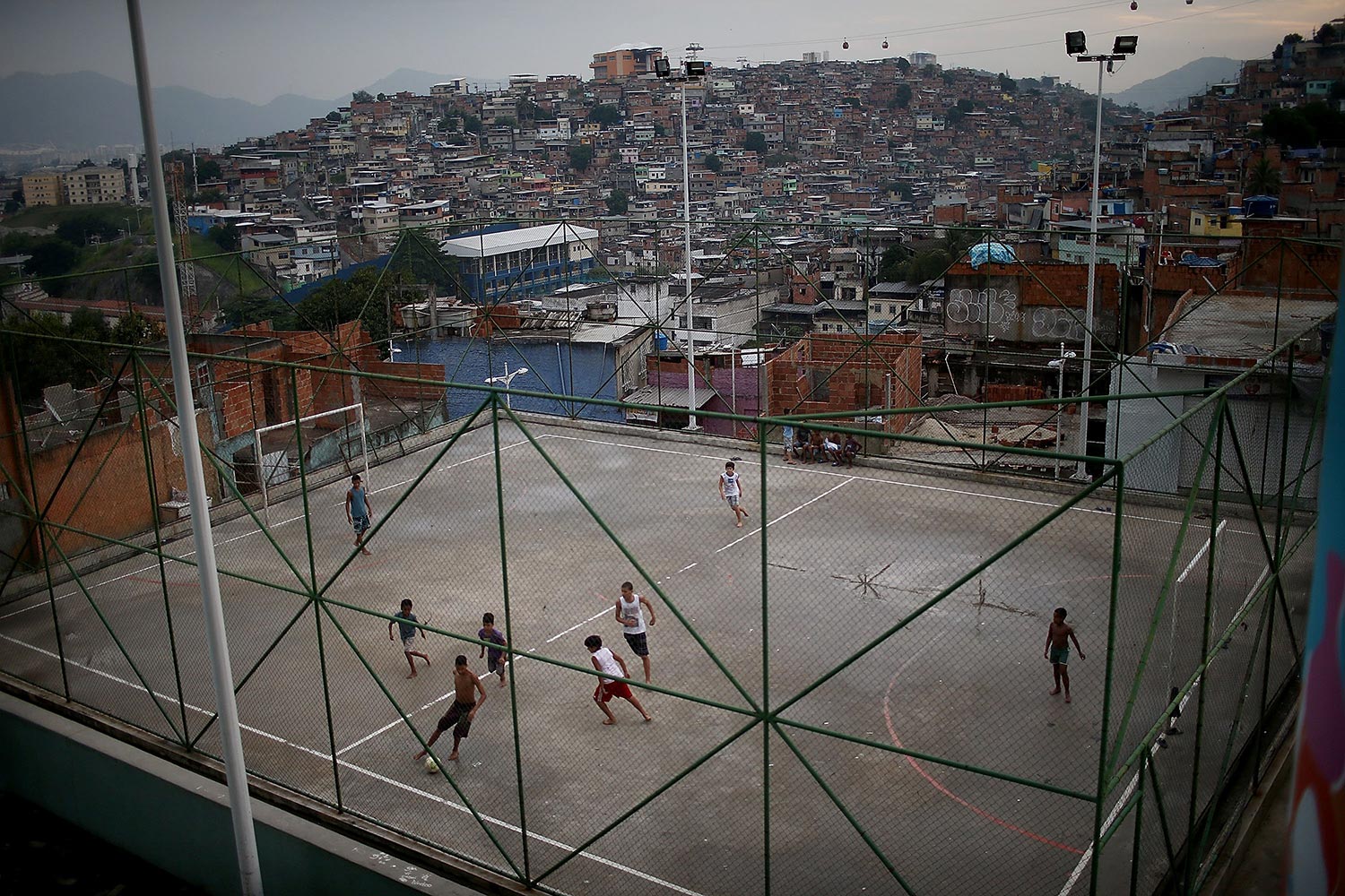 Street soccer Brazil