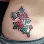 Ax and Rose Tattoo