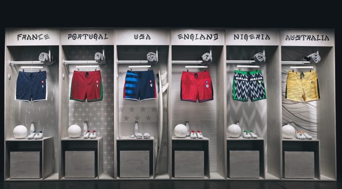 Hang 10 or Hit Upper 90s In Hurley’s 2018 World Cup Board Shorts hurley national team collection