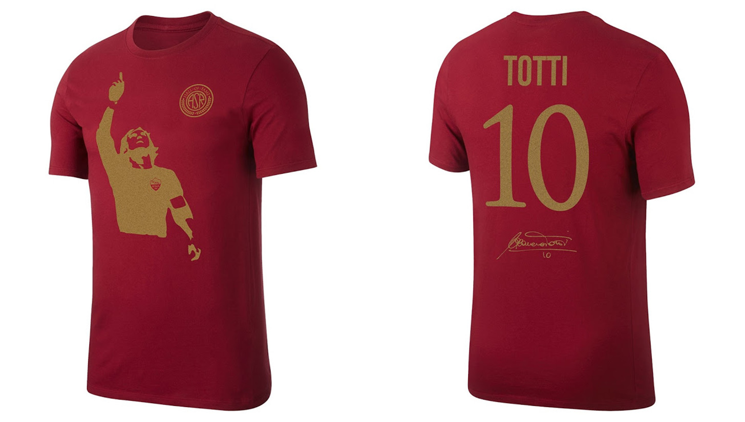 AS Roma s Francesco Totti Hall of Fame Capsule Collection is Fit