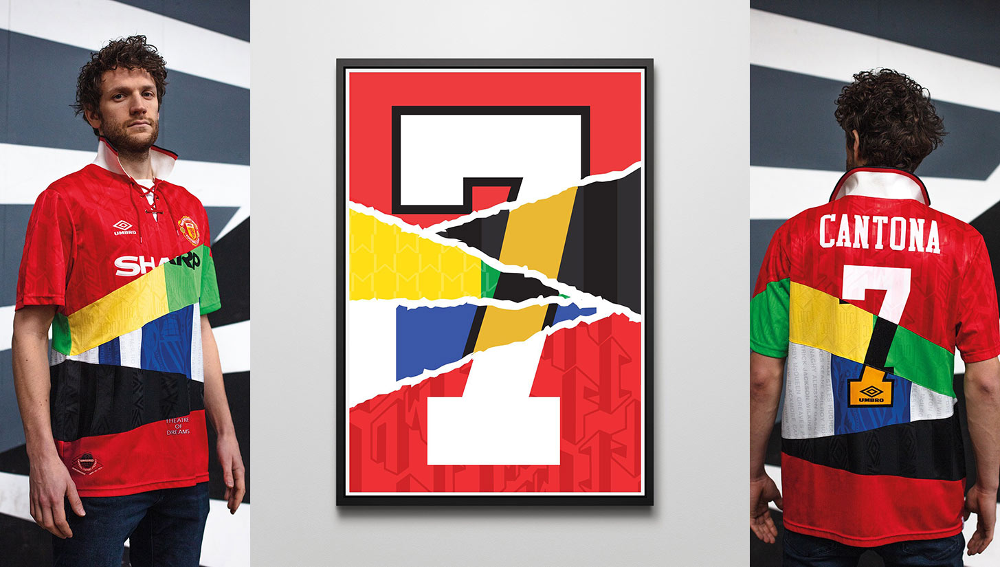 Mark Johnson’s Eric Cantona Graphic Print Comes to Life in Collaboration With Blood In, Blood Out