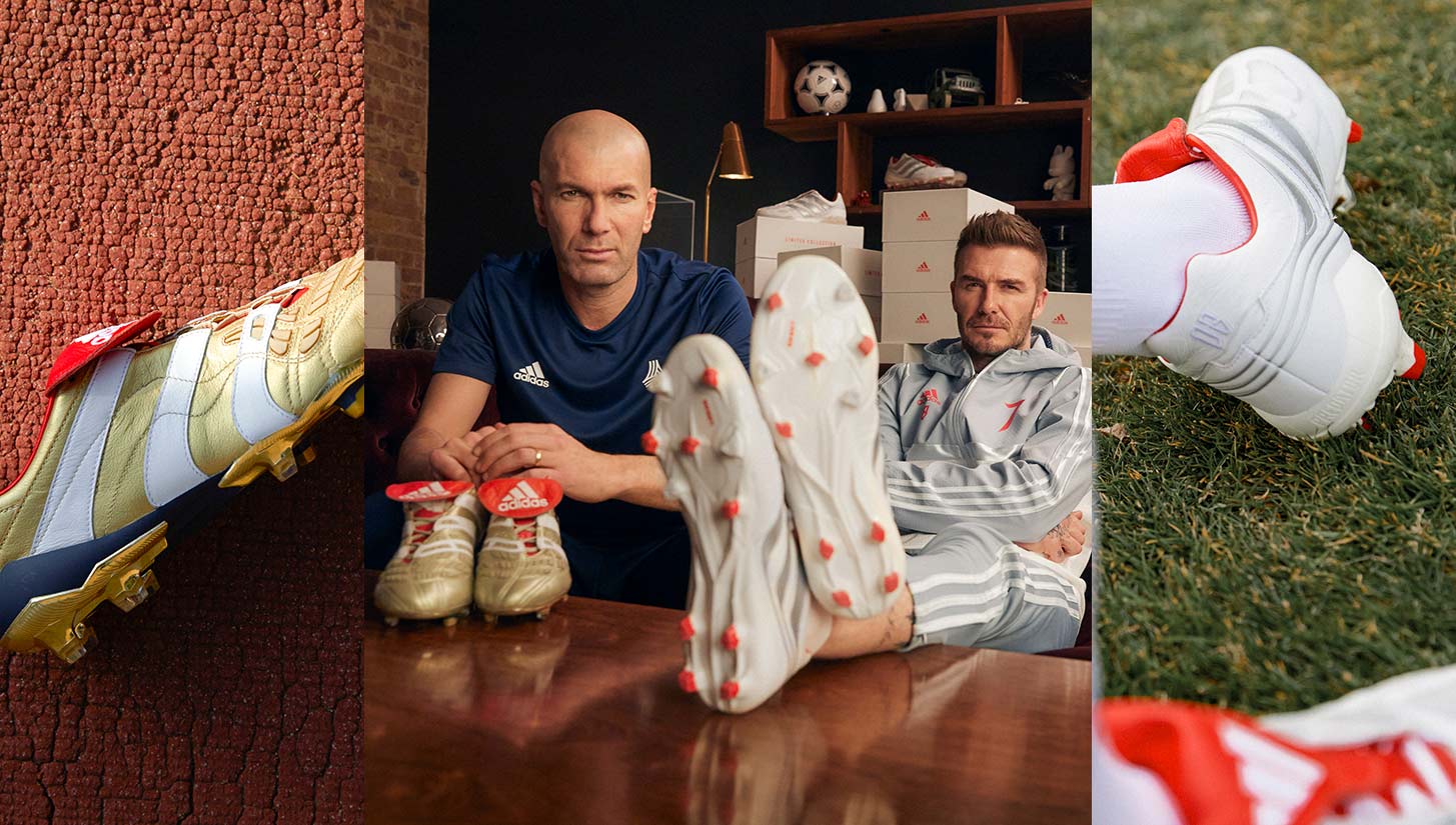 Beckham and hot sale zidane adidas