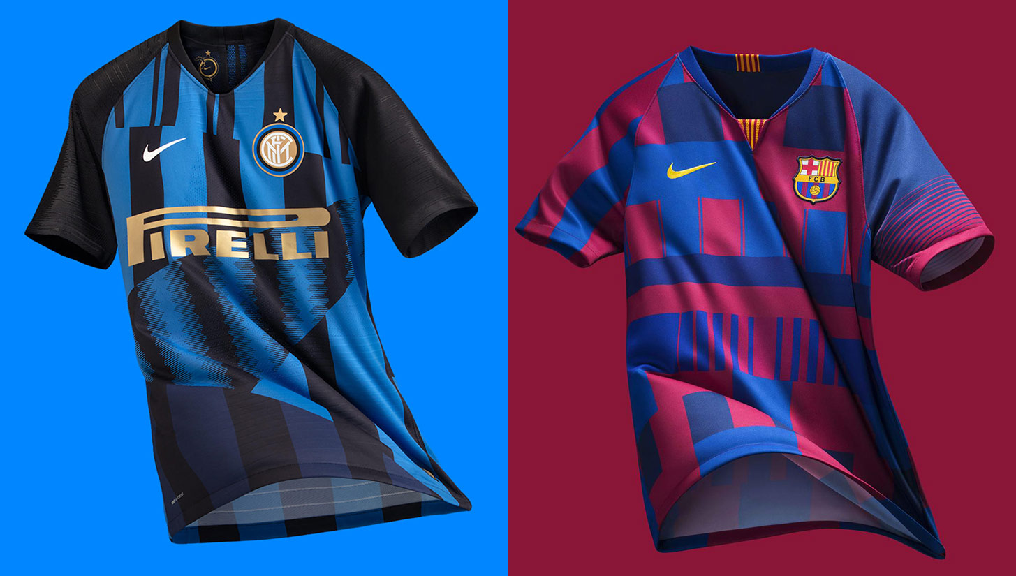 Dope Or Nope: Comparing Nike’s 20th Anniversary Mashup Kits for Inter Milan and Barcelona