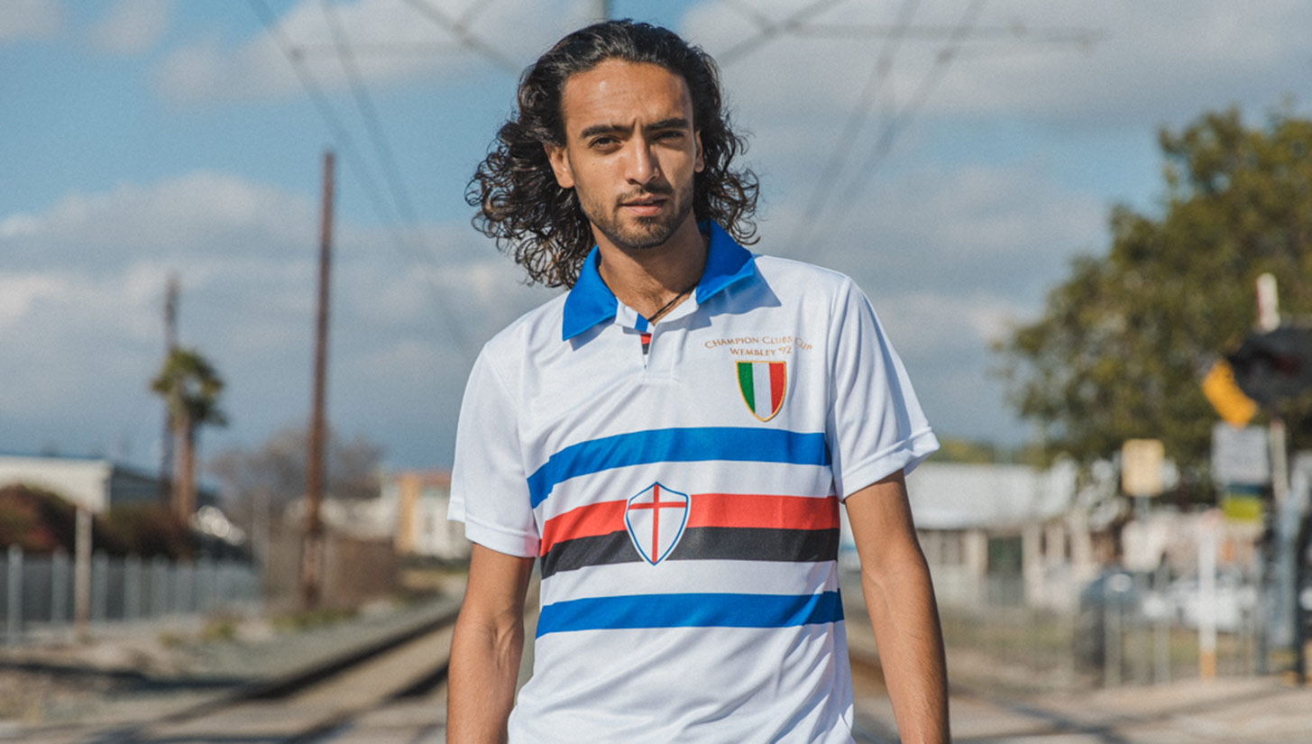 Sampdoria retro hot sale jersey