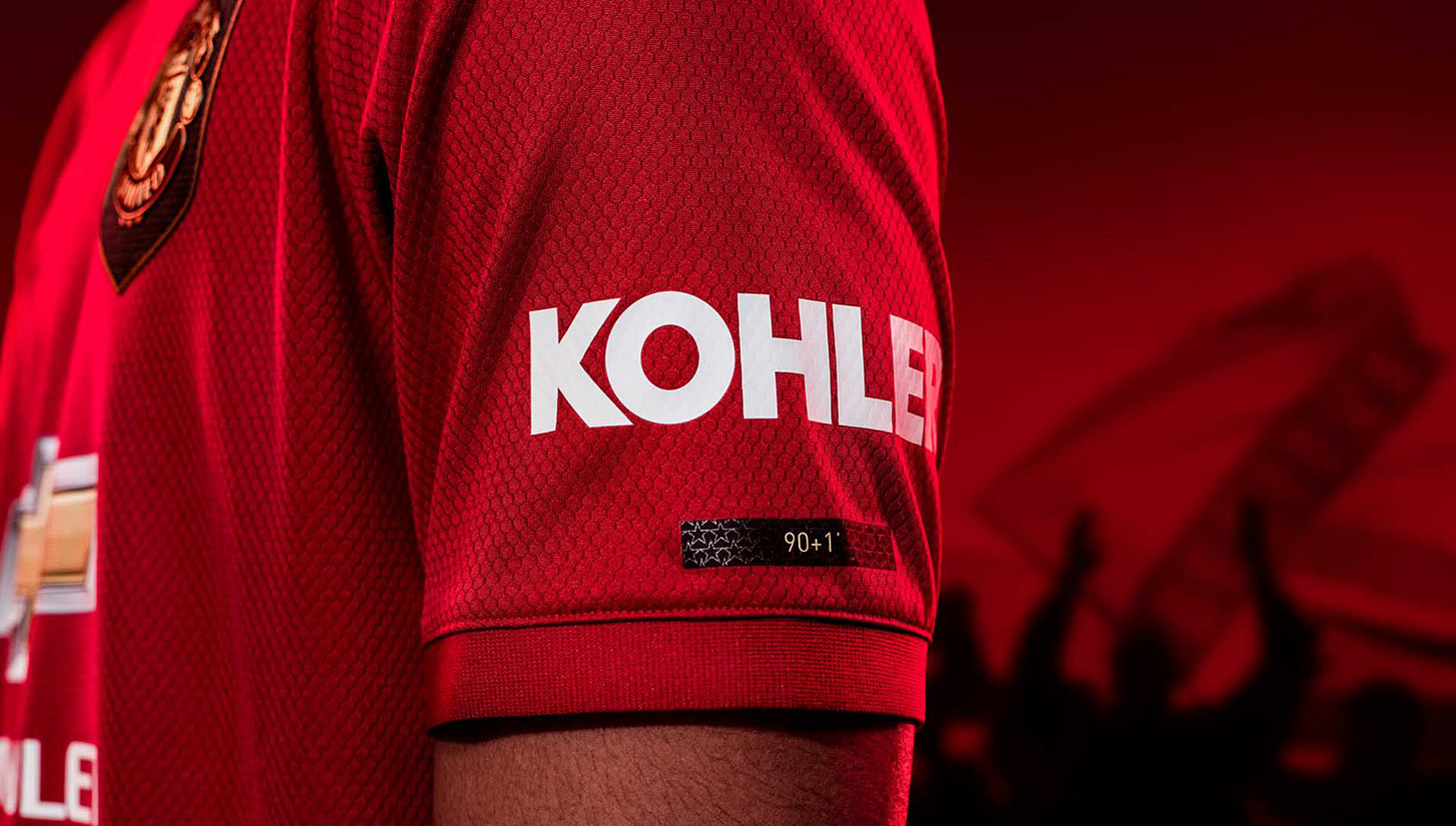 manchester united kohler kit sponsor