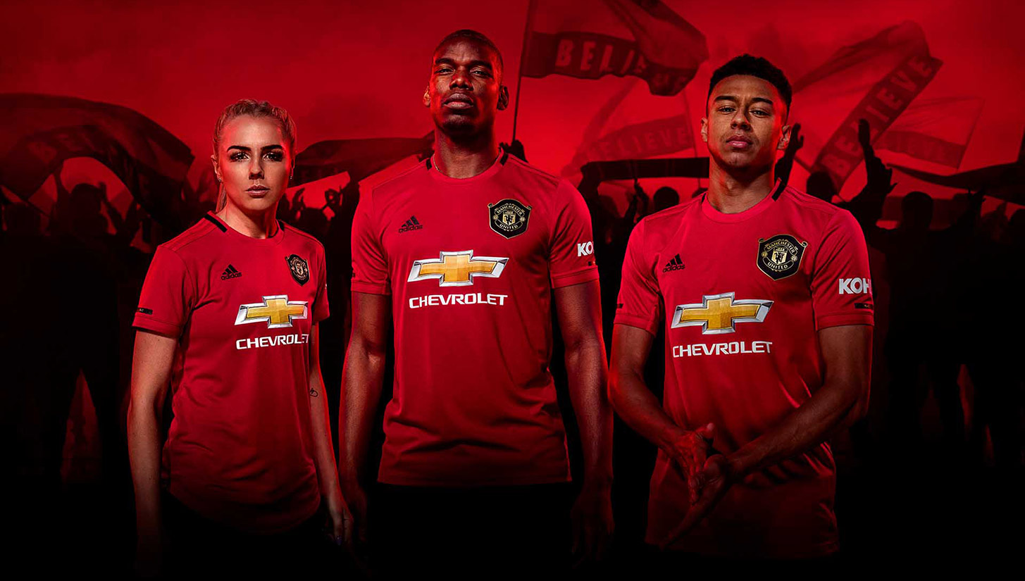 Man united best sale kits by year