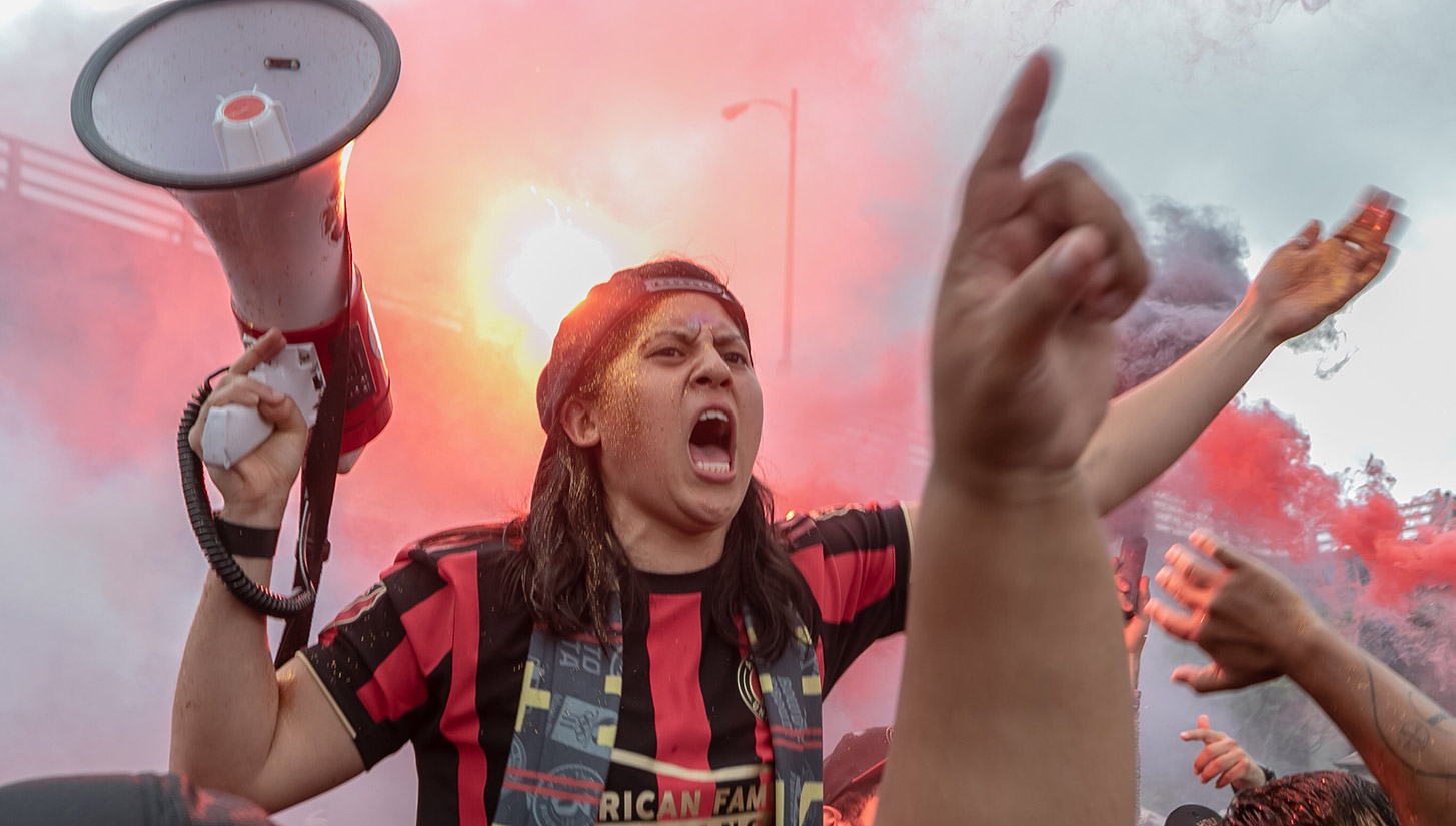 An Immersive Experience In the Hype Depot — Atlanta United’s Massive Supporters’ Section During Their Derby Match Against Orlando City