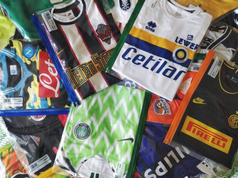 Best way to store best sale football shirts