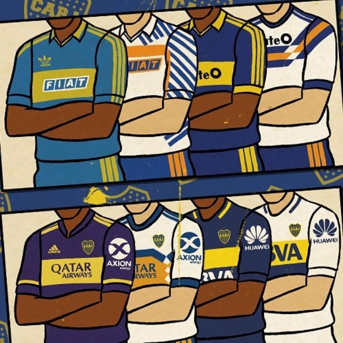 peter otoole boca juniors kits