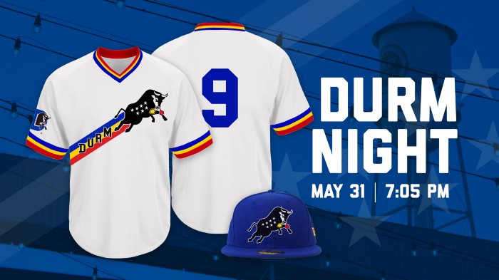 Durham Bulls x Runaway 2018 Jersey