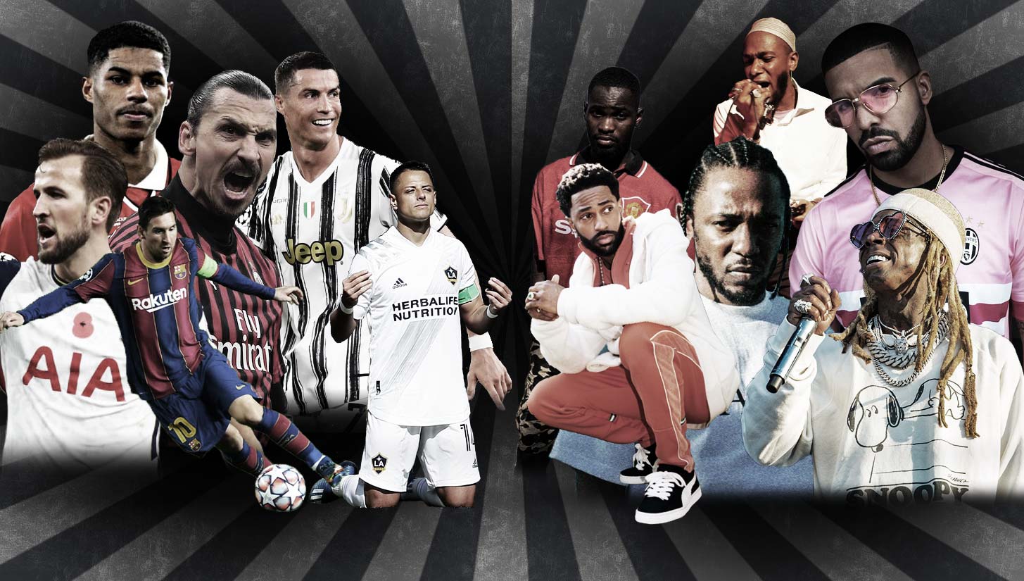 footballers rappers
