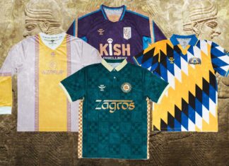 Icarus FC’s New Mesopotamian Premier League Kits Are a Glimpse Into the Past and Future icarus fc mesopotamia kits