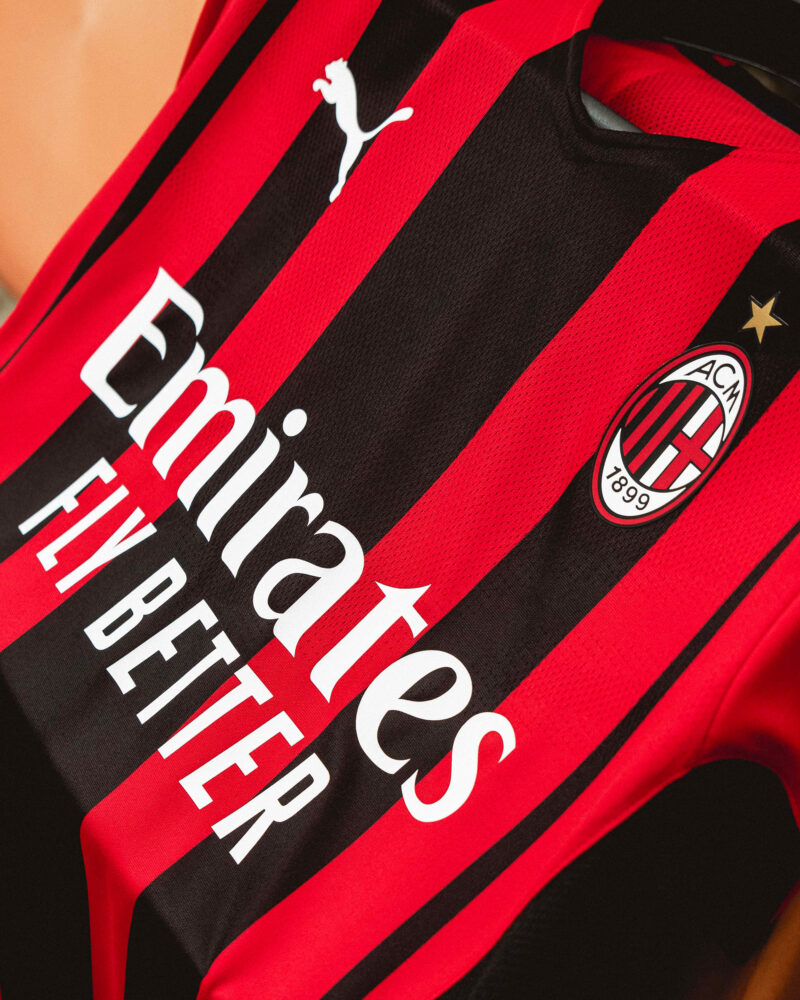 Puma & AC Milan Unveil New Home Kit For 2021/22 Season