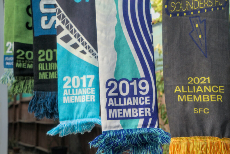 seattle sounders scarves