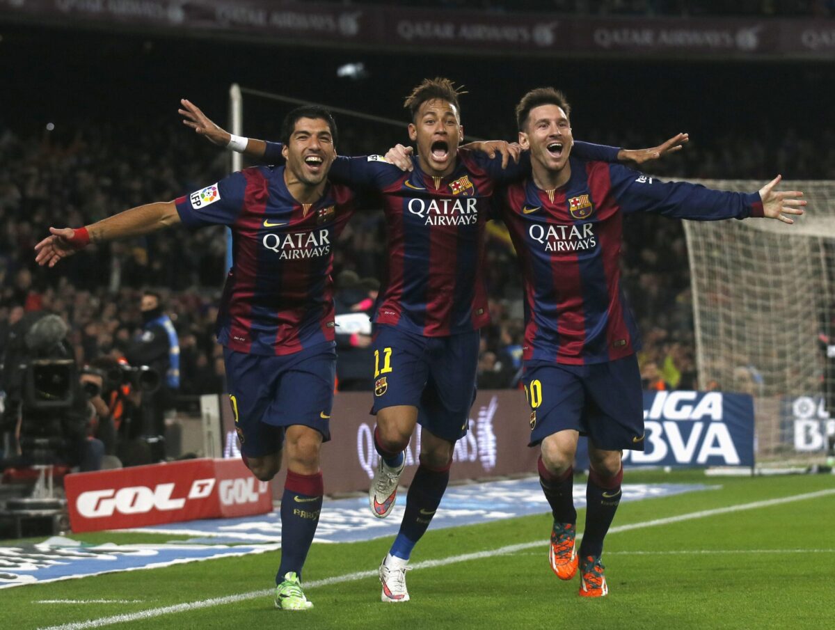 neymar messi suarez