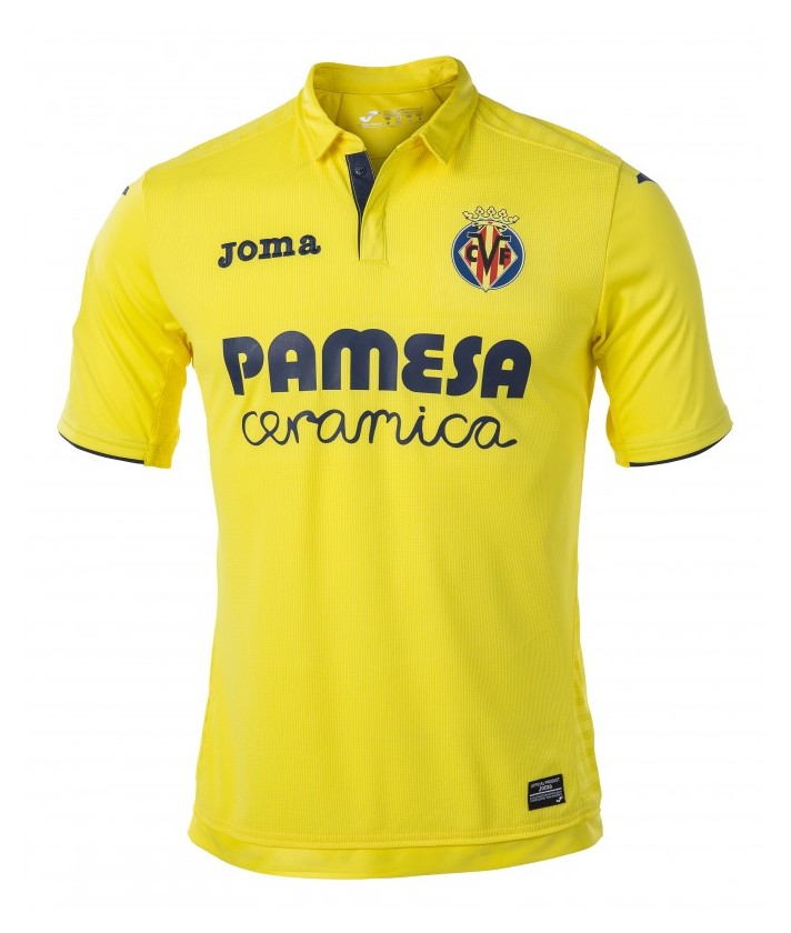 villarreal 2017-18 home kit