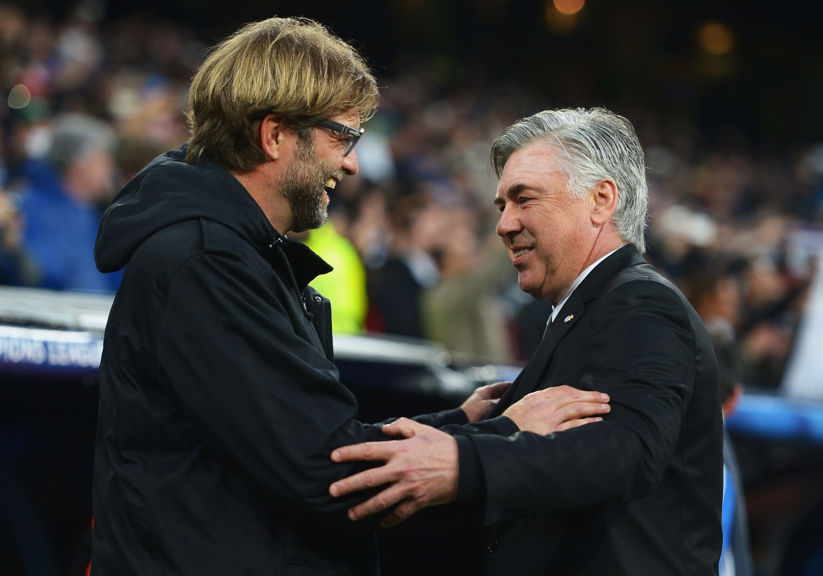 klopp ancelotti champions league