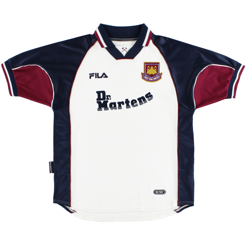 1999-2001 west ham united away kit