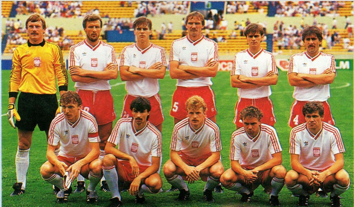 poland world cup kit 1986