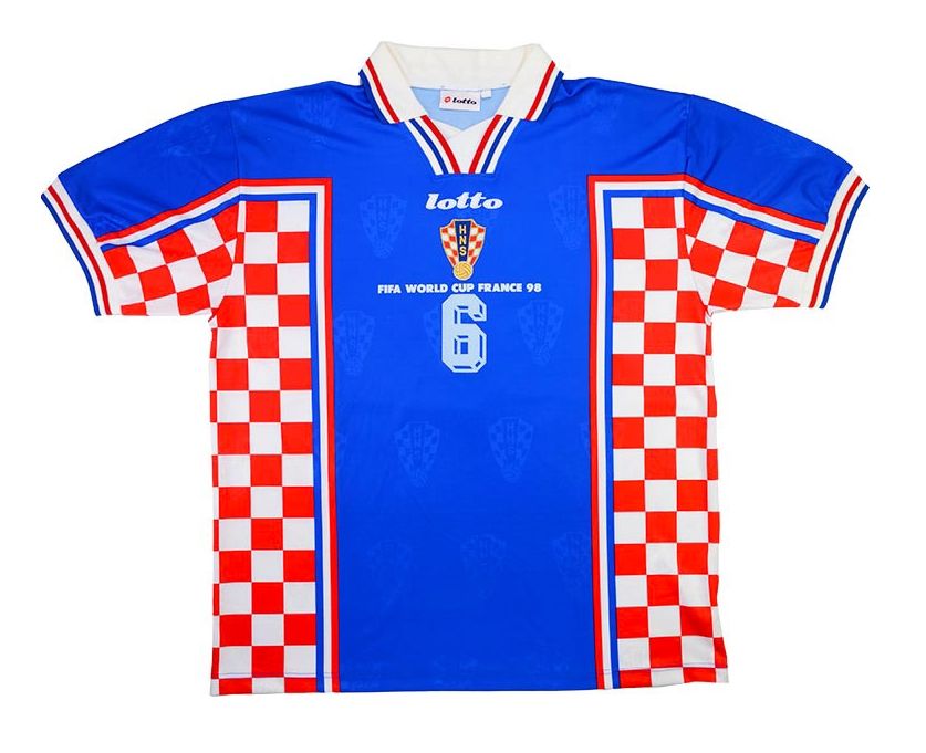 croatia world cup kit 1998