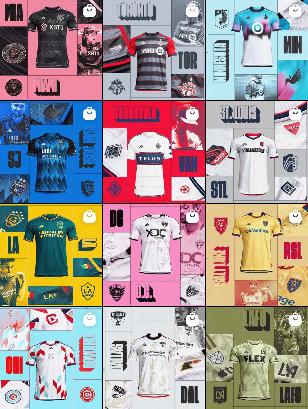 COMPLETE: 2023 MLS Kit Overview - All 29 Teams' Adidas Kits Leaked