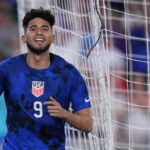 Ricardo Pepi #9 of the United States celebrates scoring