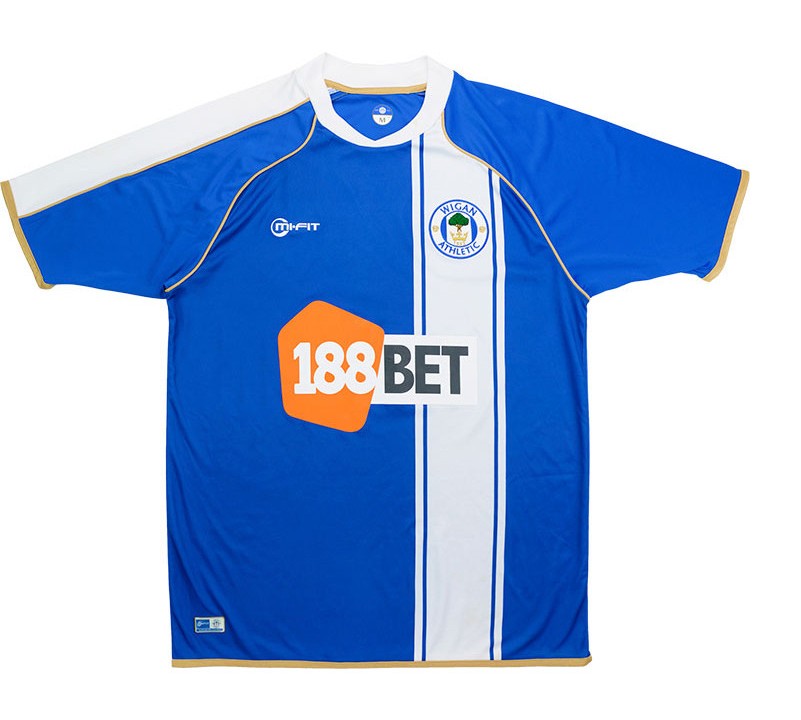 wigan athletic kit 2010-11