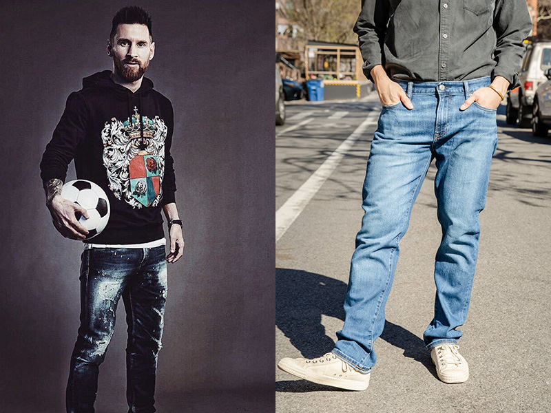 lionel messi jeans