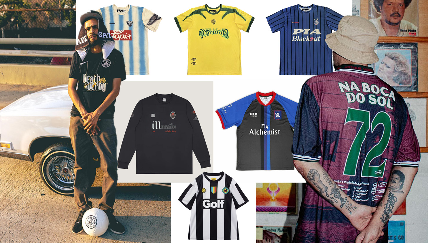 music inspired football kits