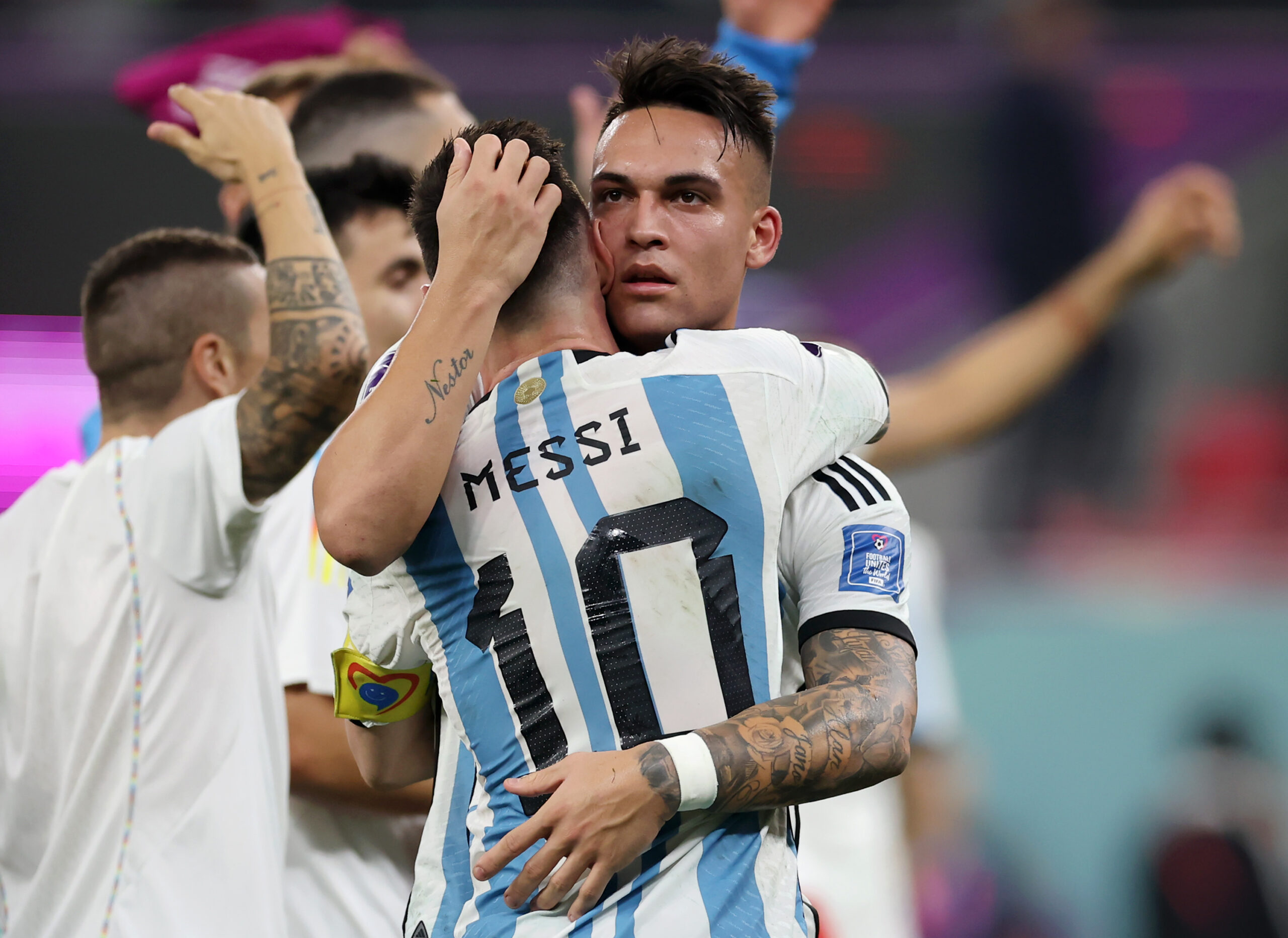 lautaro martinez lionel messi