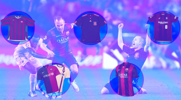 5 Kits That Define a Career: Andres Iniesta andres iniesta kits