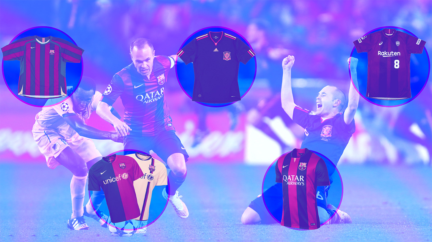 andres iniesta kits