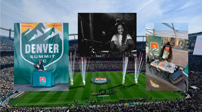 ‘I Feel Like I’m Made for This’: DJ Cyn on Providing the Soundscape for Denver Summit FC’s Historic Inaugural Home Match dj cyn denver summit